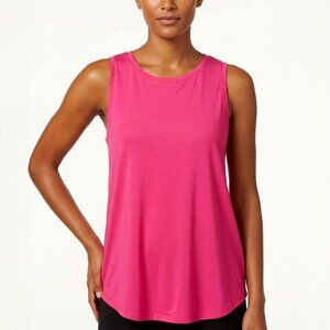 GAP Luxe Tank Top Sleeveless Shirt Stretchy Lightweight Pink Casual Gym Workwear
